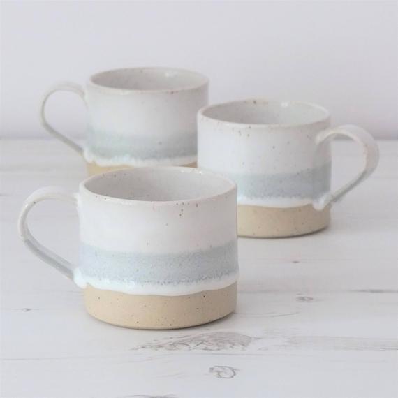 Ceramic mug, coffee mug, mug, mugs, pottery mug, tea mug, mugs, pottery, grey mug, handmade gift, housewarming gift, handmade mug, white mug