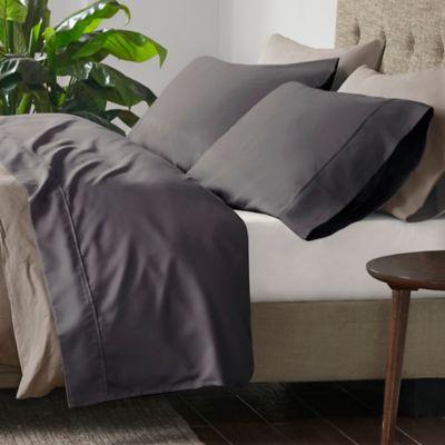 Beautyrest® 600-Thread-Count Cooling Cotton Rich Queen Sheet Set in Charcoal