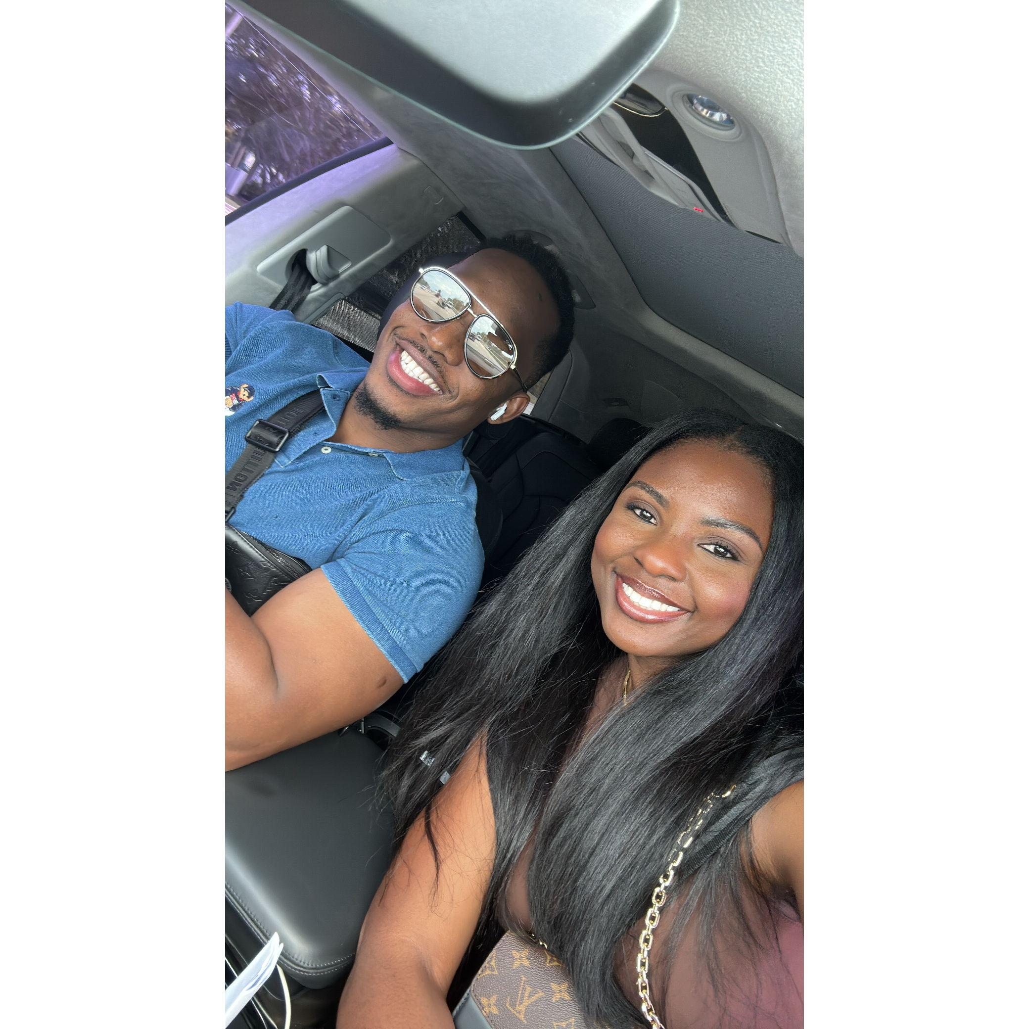 Heading out to join out friends for a night of fun!