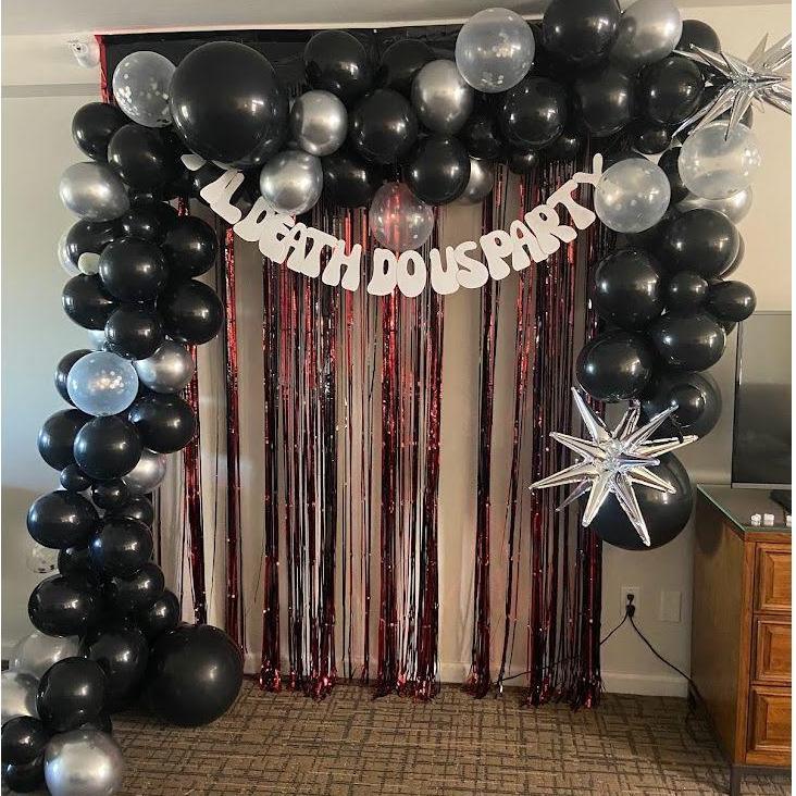"Til Death Do Us Party" Balloon Arch!