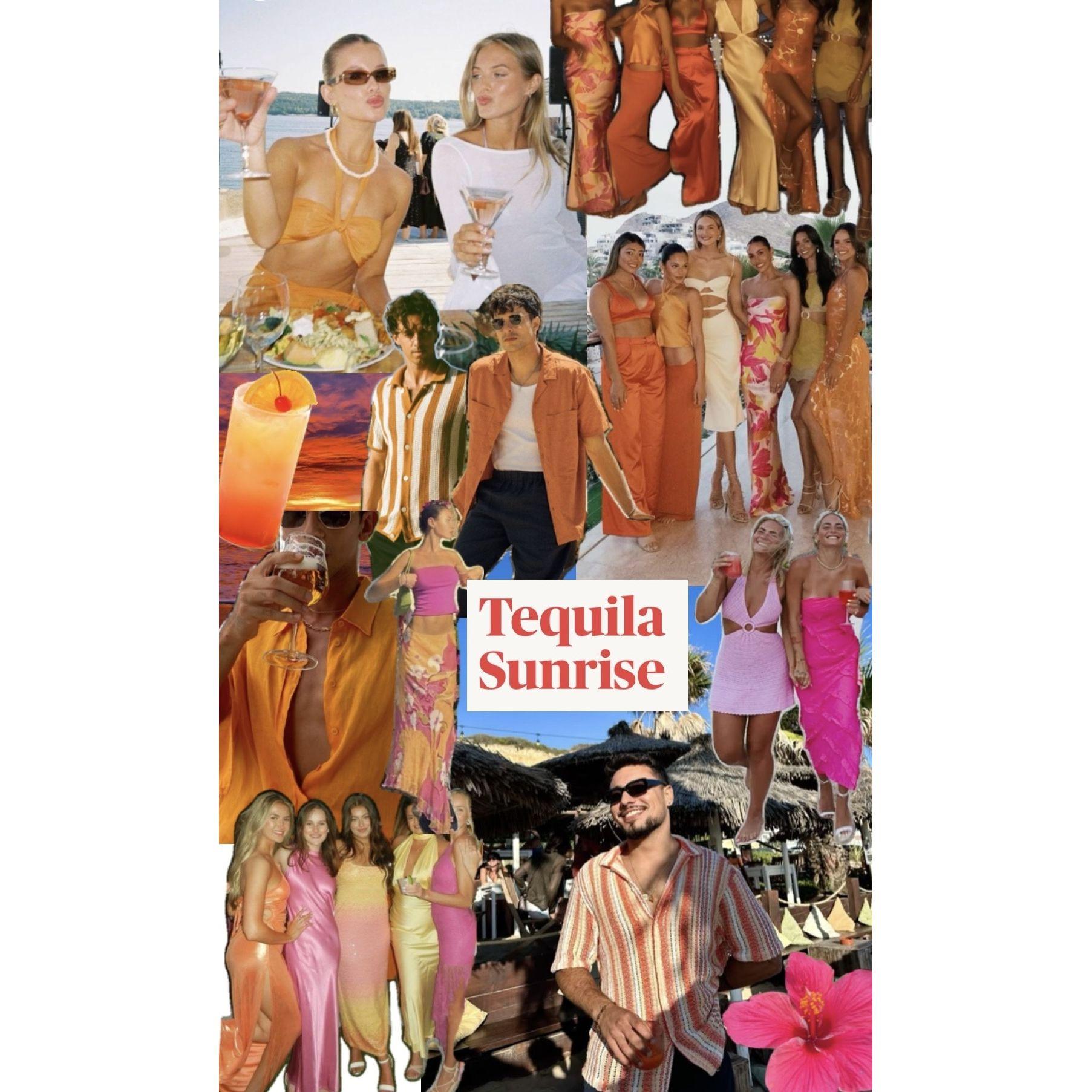 Some inspiration for the Sunset Welcome Bonfire. Please wear pinks, reds, and yellows. Men can also follow this pallet, or wear browns or khaki shades. Please do NOT WEAR WHITE