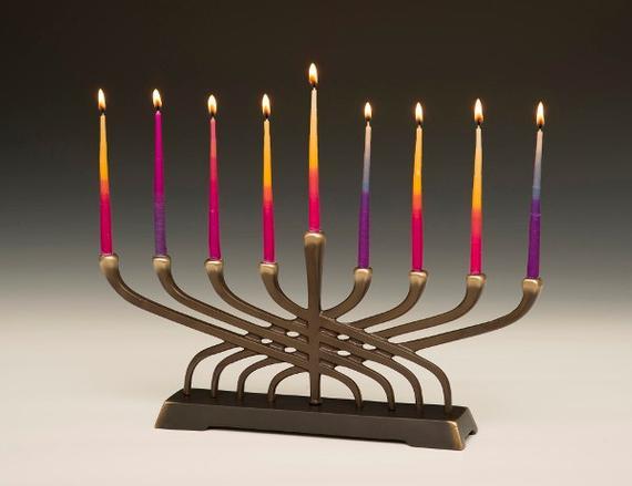 Contemporary Menorah 9 Candle for Hanukkah - Item #825, Holiday or Decor