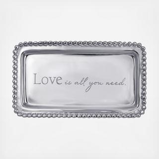 Engraved Statements Love Is All You Need