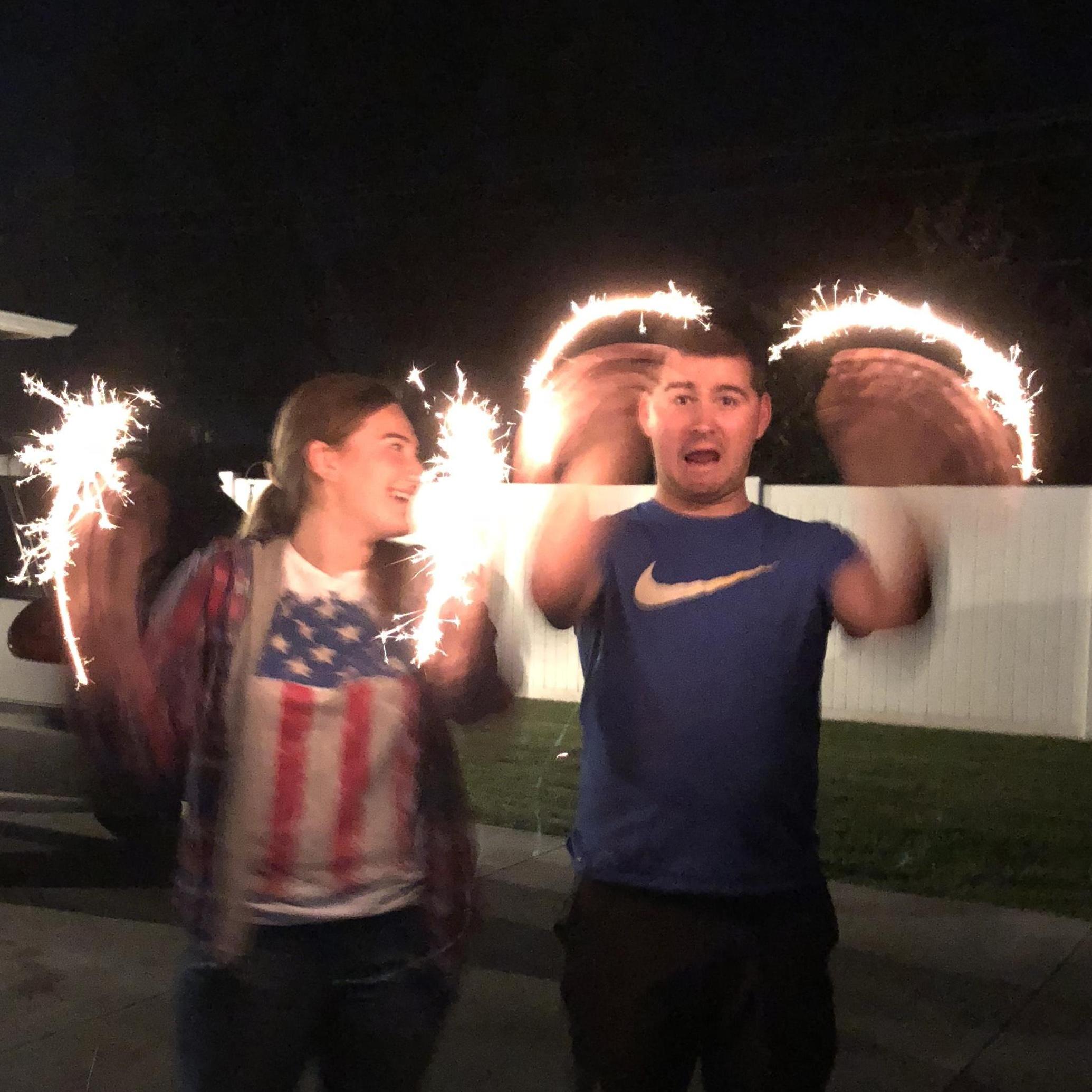4th of July, 2018. Also Alyssa's favorite photo.