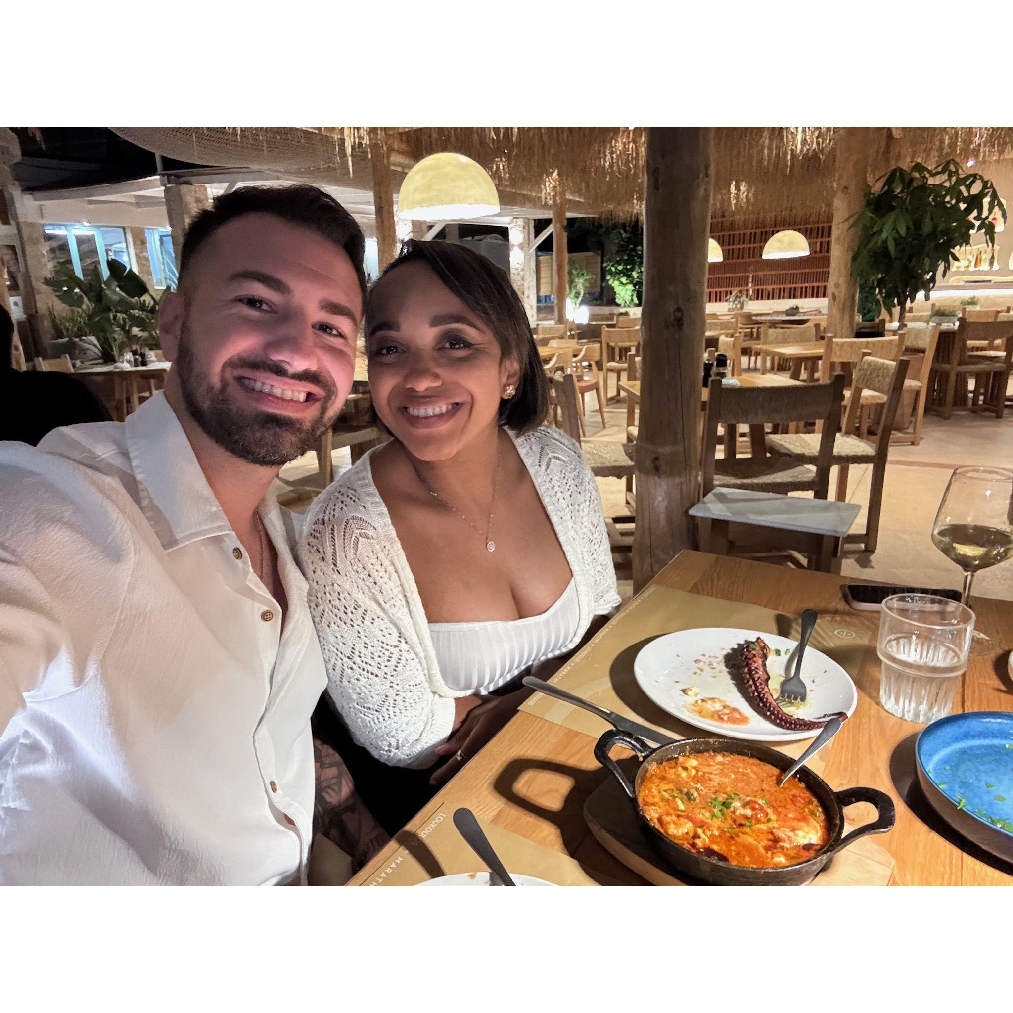 Great food in Marathi, Greece