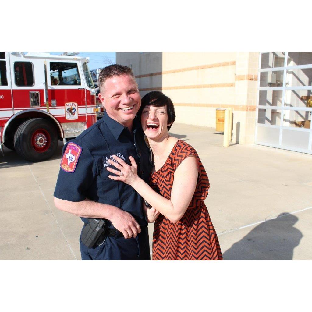 I asked Ali to marry me right before this photo was taken.