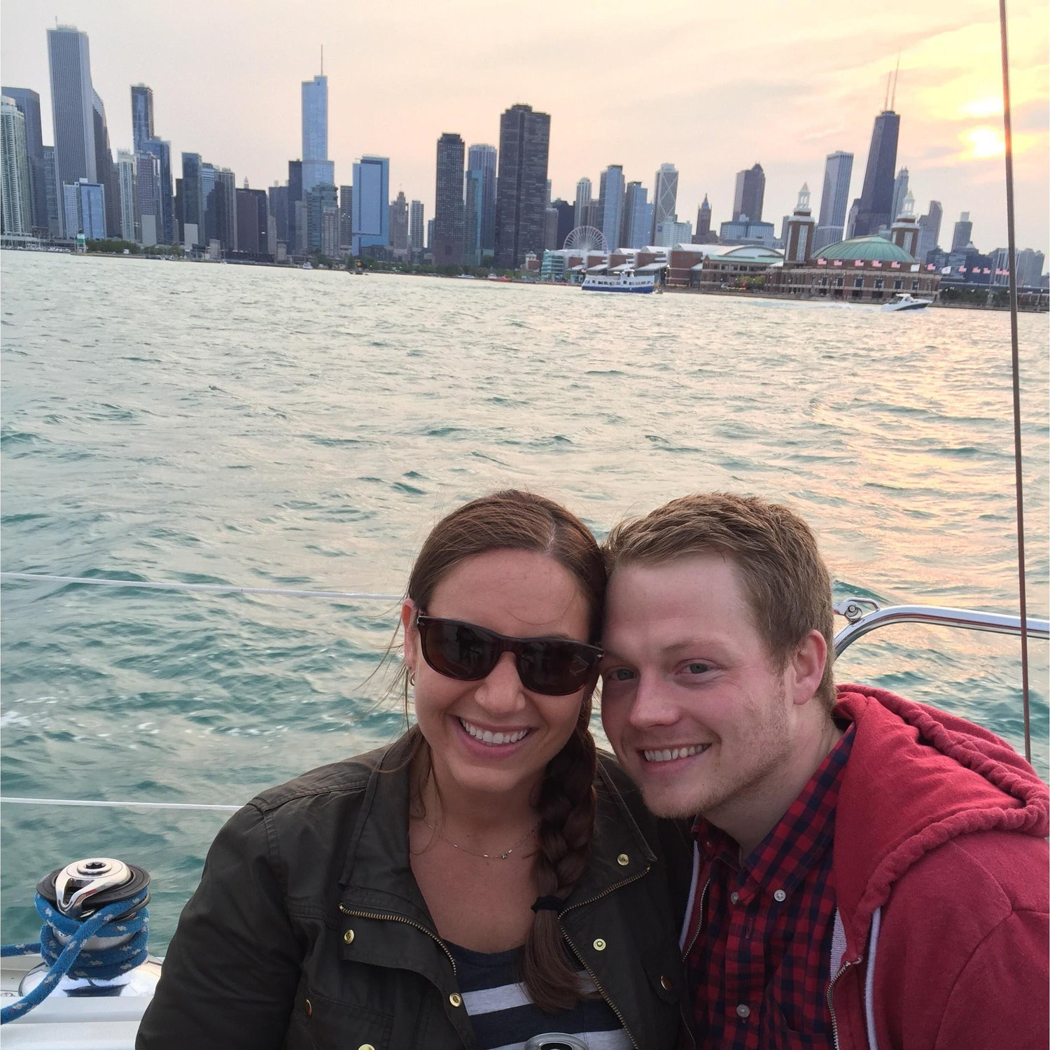 Boating on Lake Michigan (July 2015)