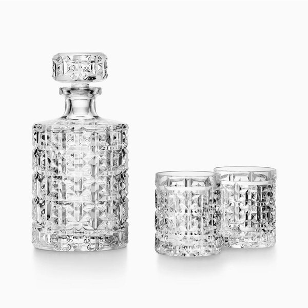 Tiffany T True Barware Set in Crystal Glass