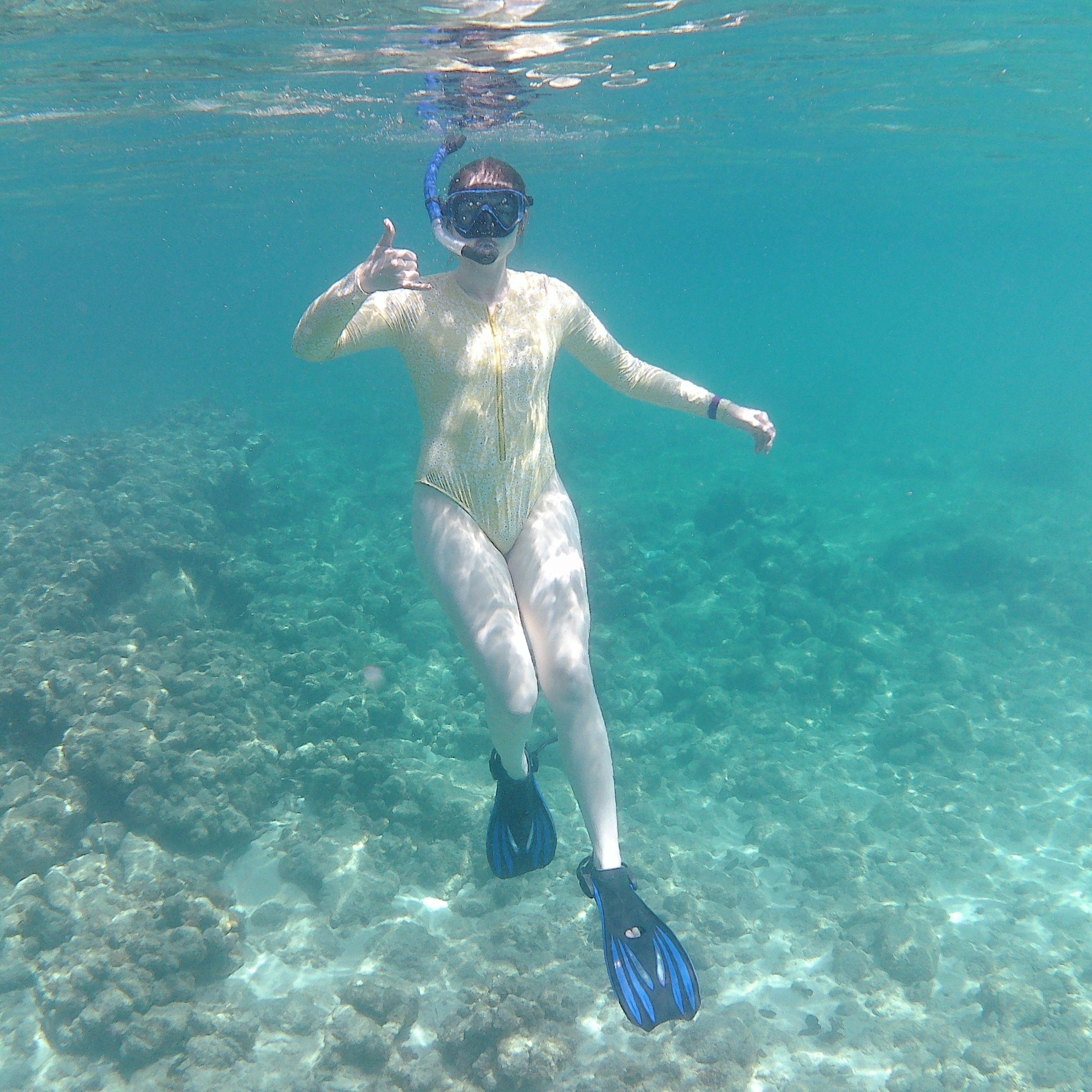 Andrew and his family has got me hooked on snorkeling... except for the potential of sharks.
