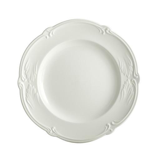 Gien Rocaille Blanc S/4 Canape Plates