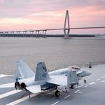 Patriots Point and Arthur Ravenel Bridge