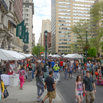 Shopping down Walnut Street