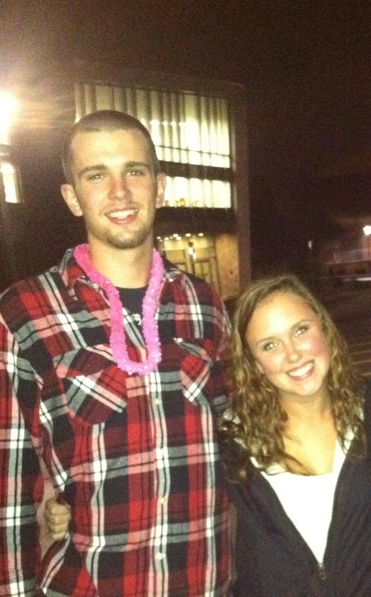 Our first photo together - 2012