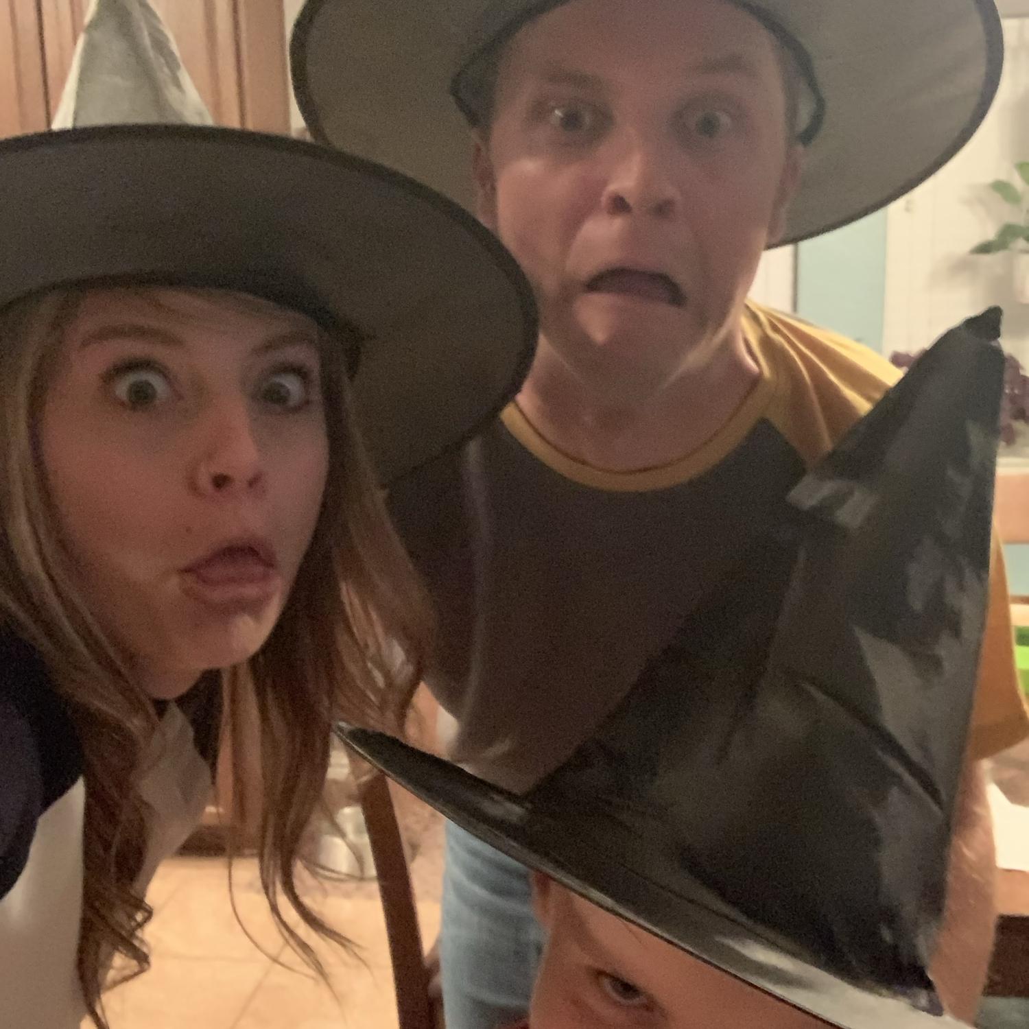 Halloween goofing around. We love to celebrate spooky season!