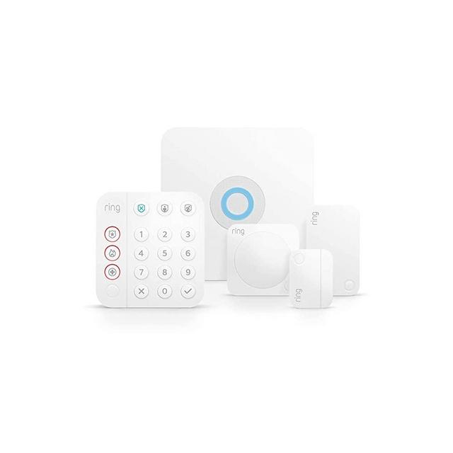 Certified Refurbished Ring Alarm 5-piece kit (2nd Gen) – home security system with optional 24/7 professional monitoring – Works with Alexa