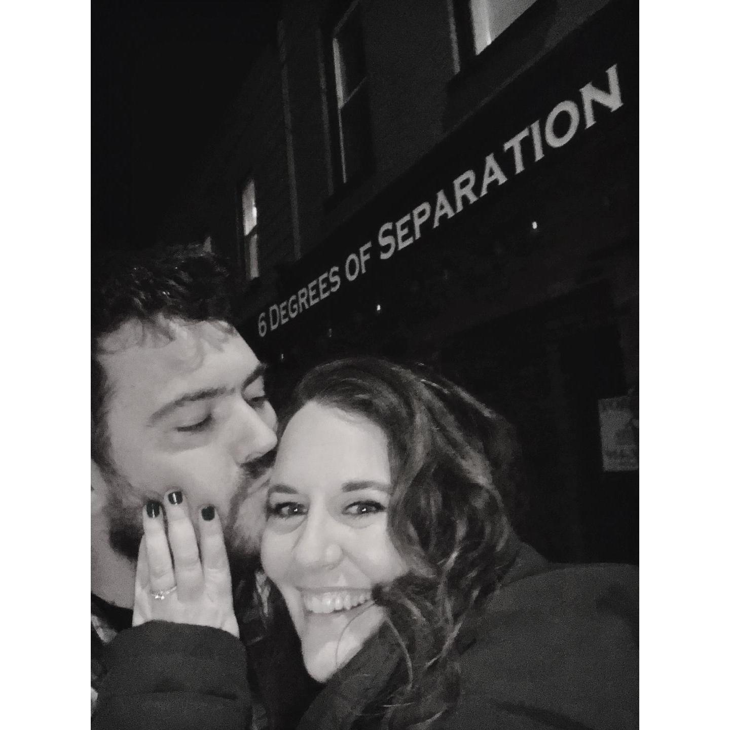 When he proposed!
