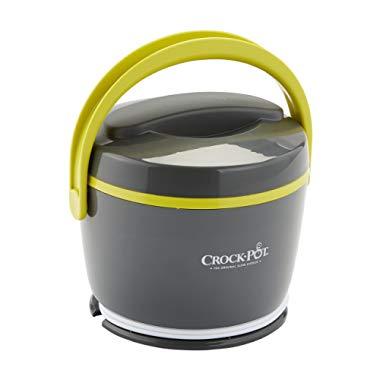 Crock-Pot Lunch Crock Food Warmer, Grey & Lime