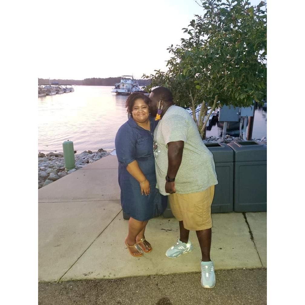 Dinner on the lake with friends!