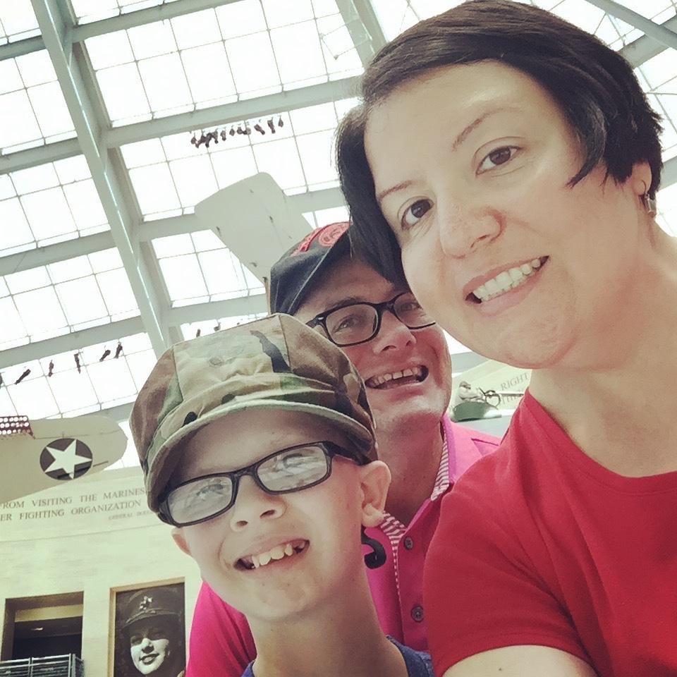 At the Marine Corps Museum