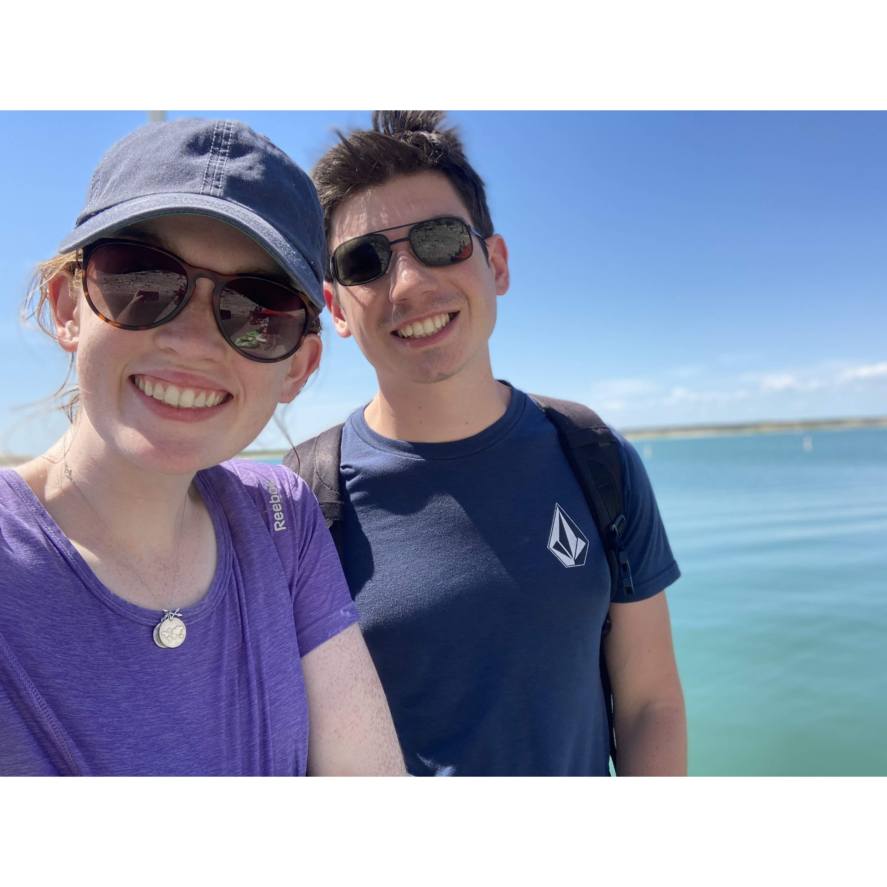 June 2021: Olivia's first lake trip in Texas with Brian & his newly made friends!