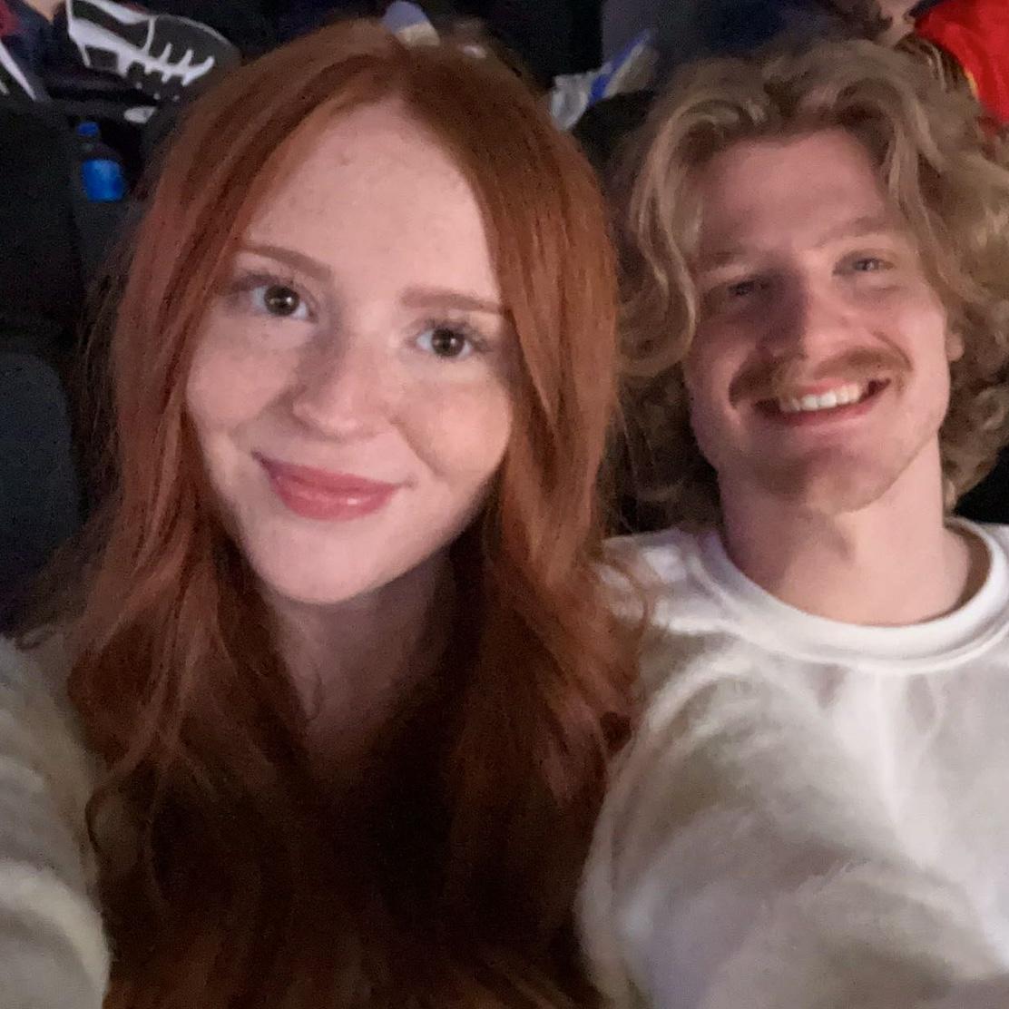 Our first picture together (Feb. 2023)