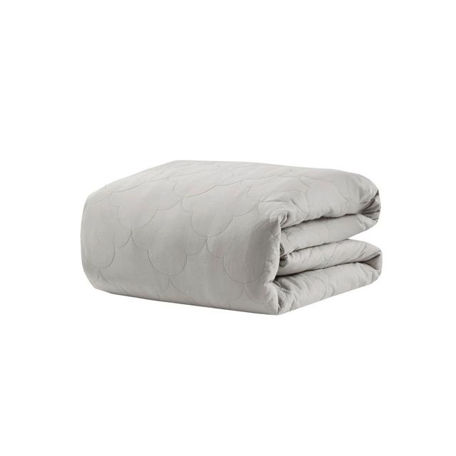 Beautyrest® Deluxe Cotton 12 lb. Weighted Throw Blanket in Grey