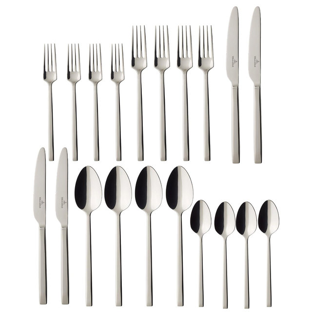 Villeroy & Boch La Classica Flatware Stainless Steel 20 Piece Set, Service For 4
