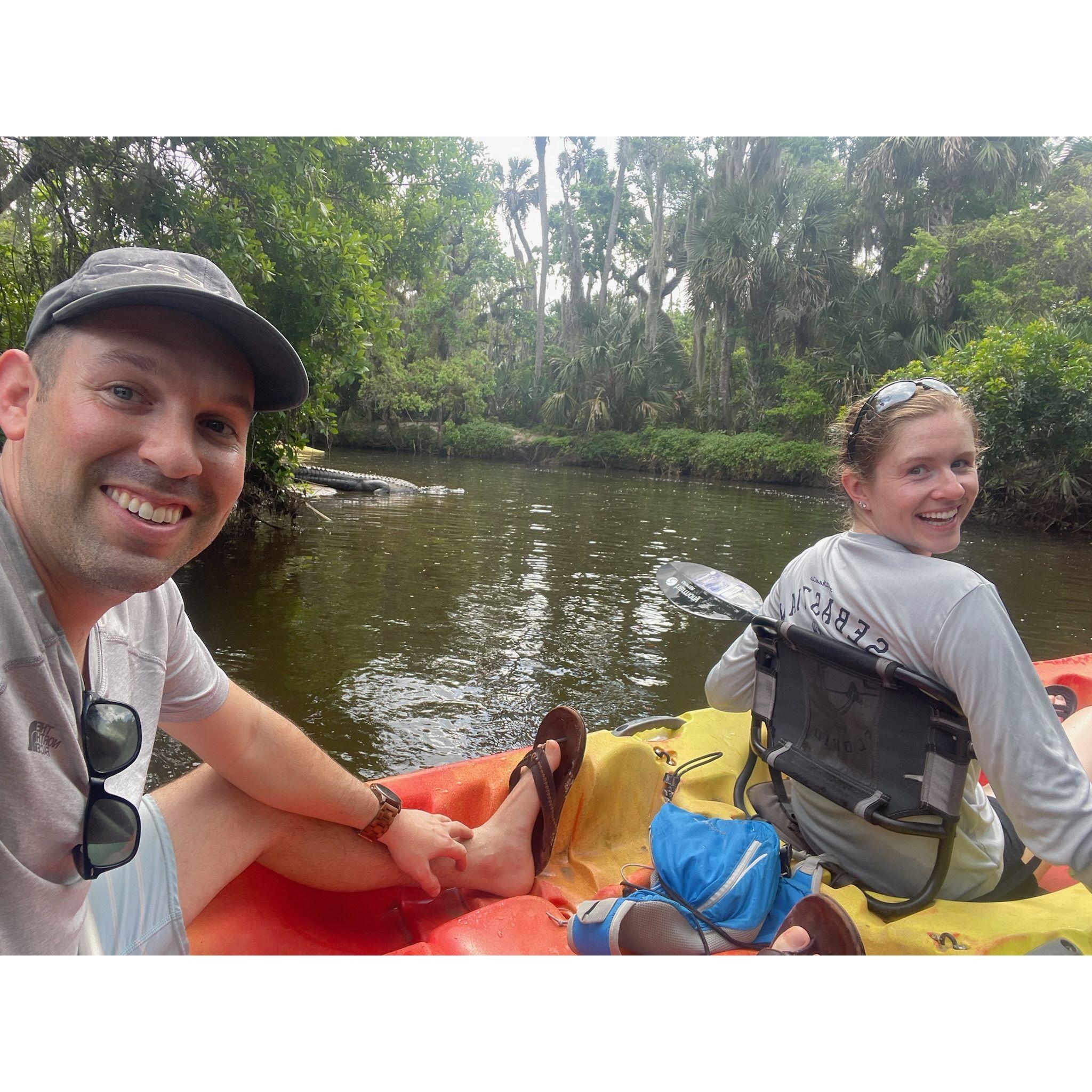 Crocodile hunt for Johnny's Birthday! (We saw a 12 footer!)