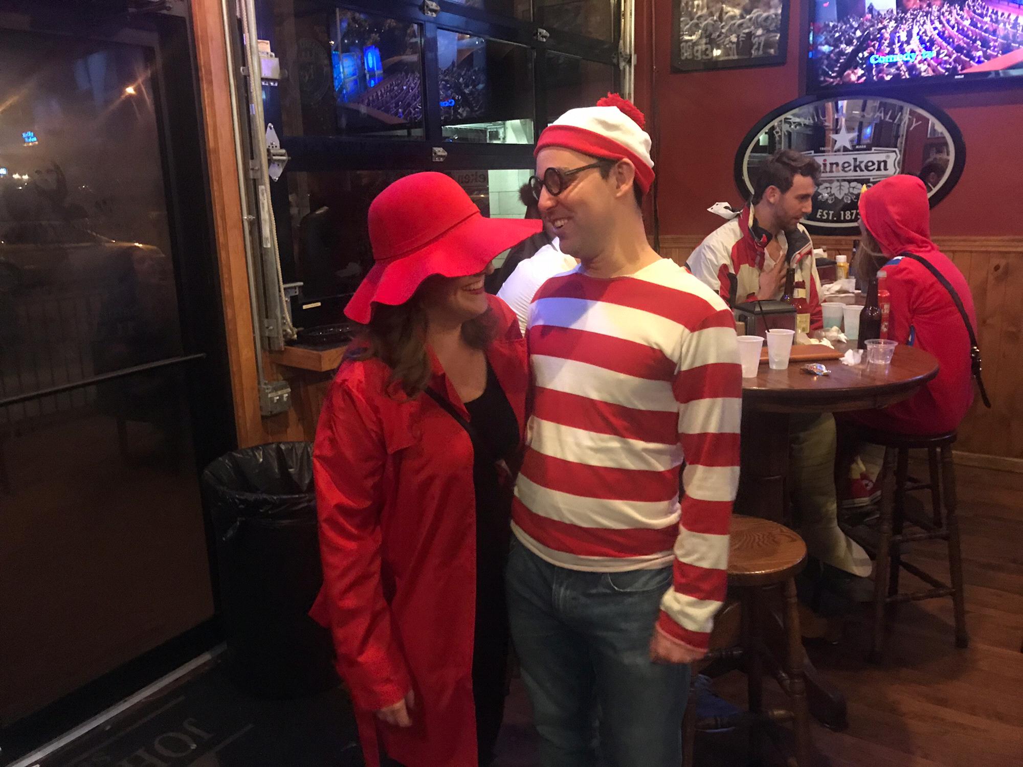 Carmen Sandiego and Waldo, Halloween 2017.