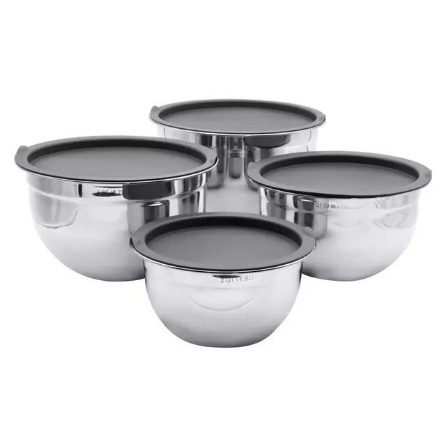 Our Table™ 8-Piece Stainless Steel Bowls Set