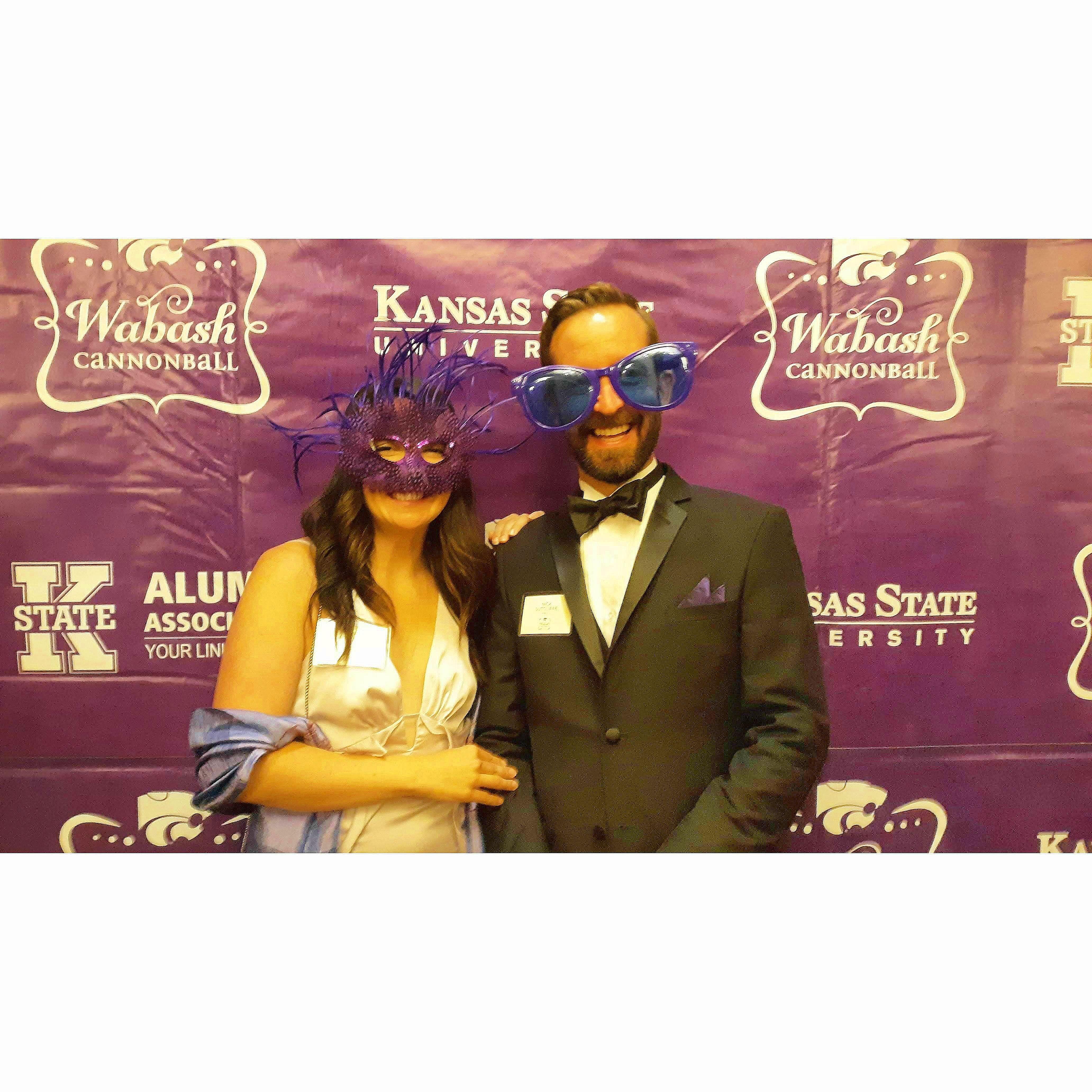 Attending the annual Kansas State Wabash Cannonball Gala in Denver, CO (Aug. 2019)
