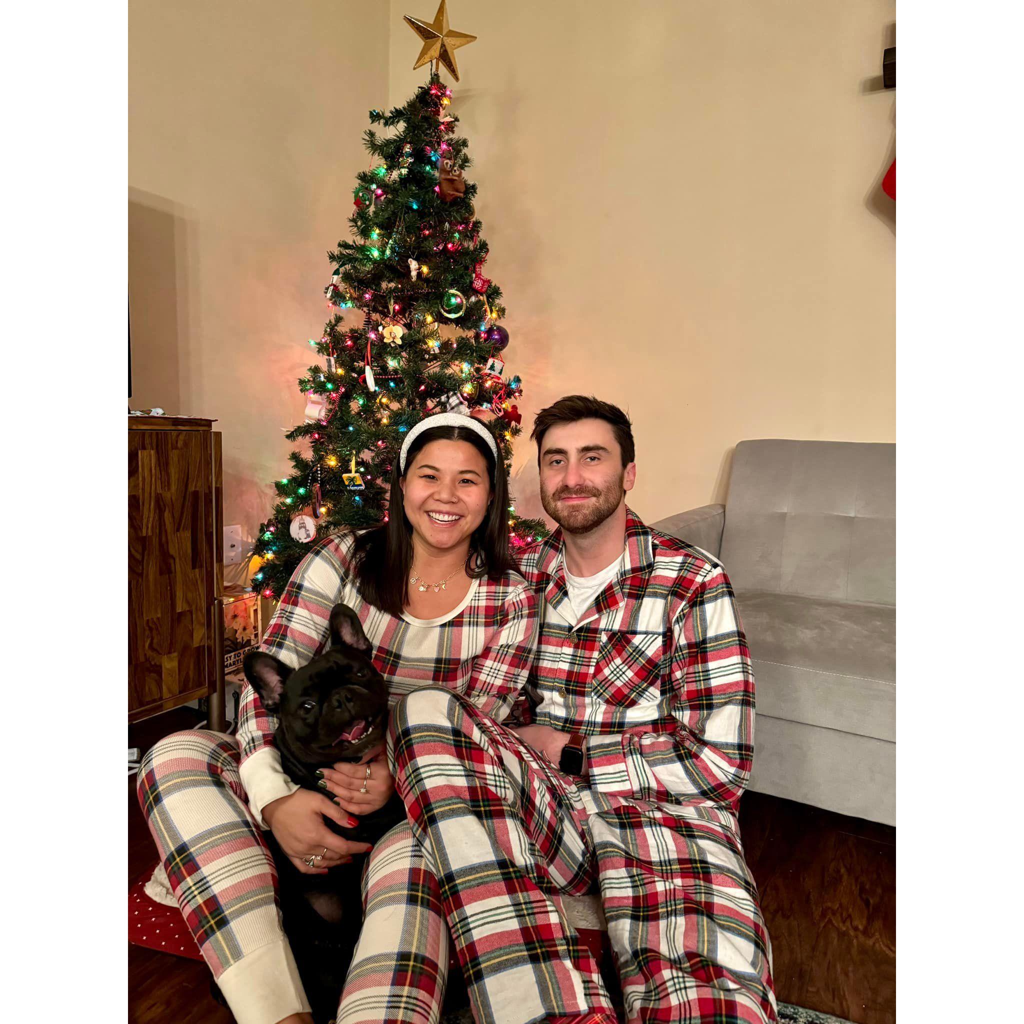 Our first Christmas together as a couple in '23