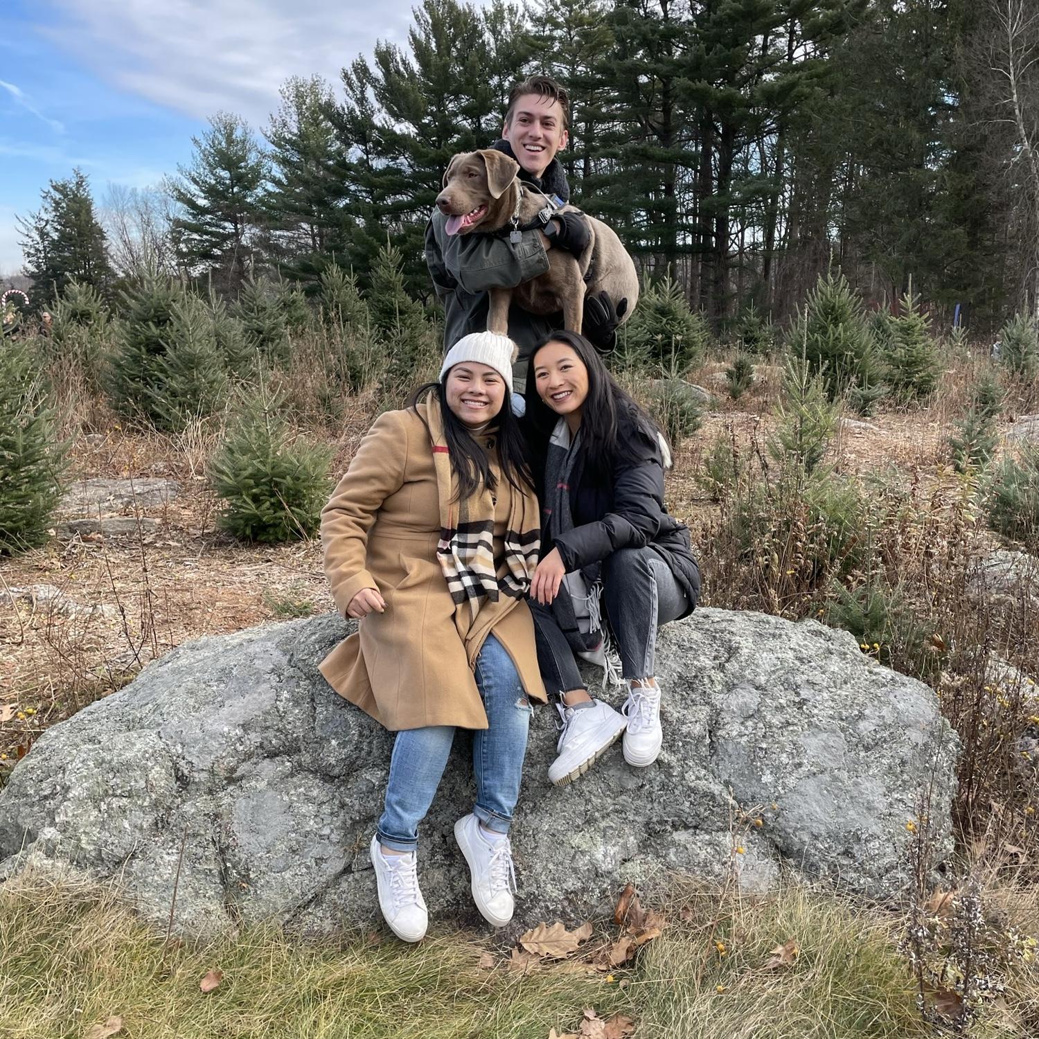 Christmas tree cutting with Captain Chaos