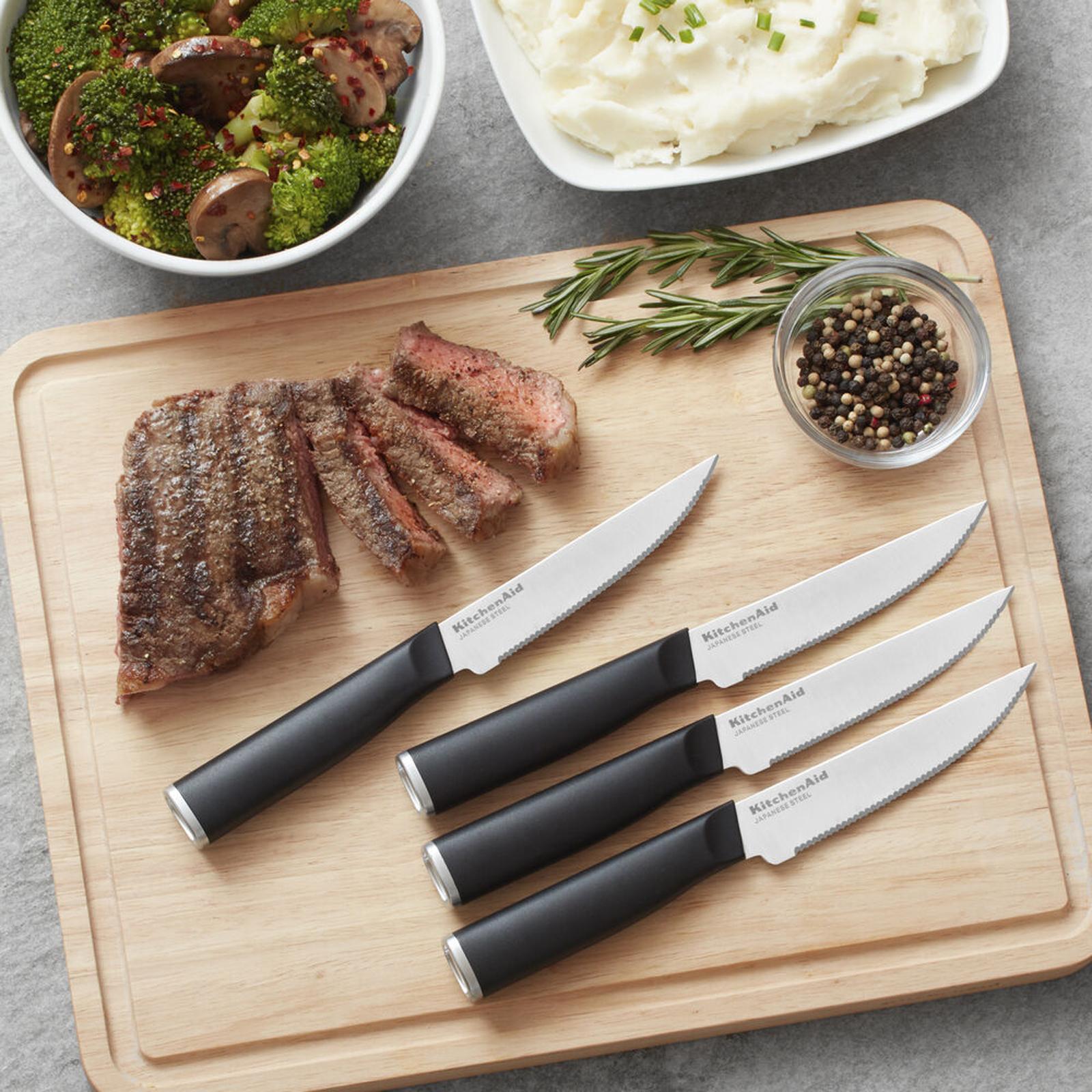 KitchenAid, Gourmet Triple Rivet Steak Knife, Set of 4 - Zola