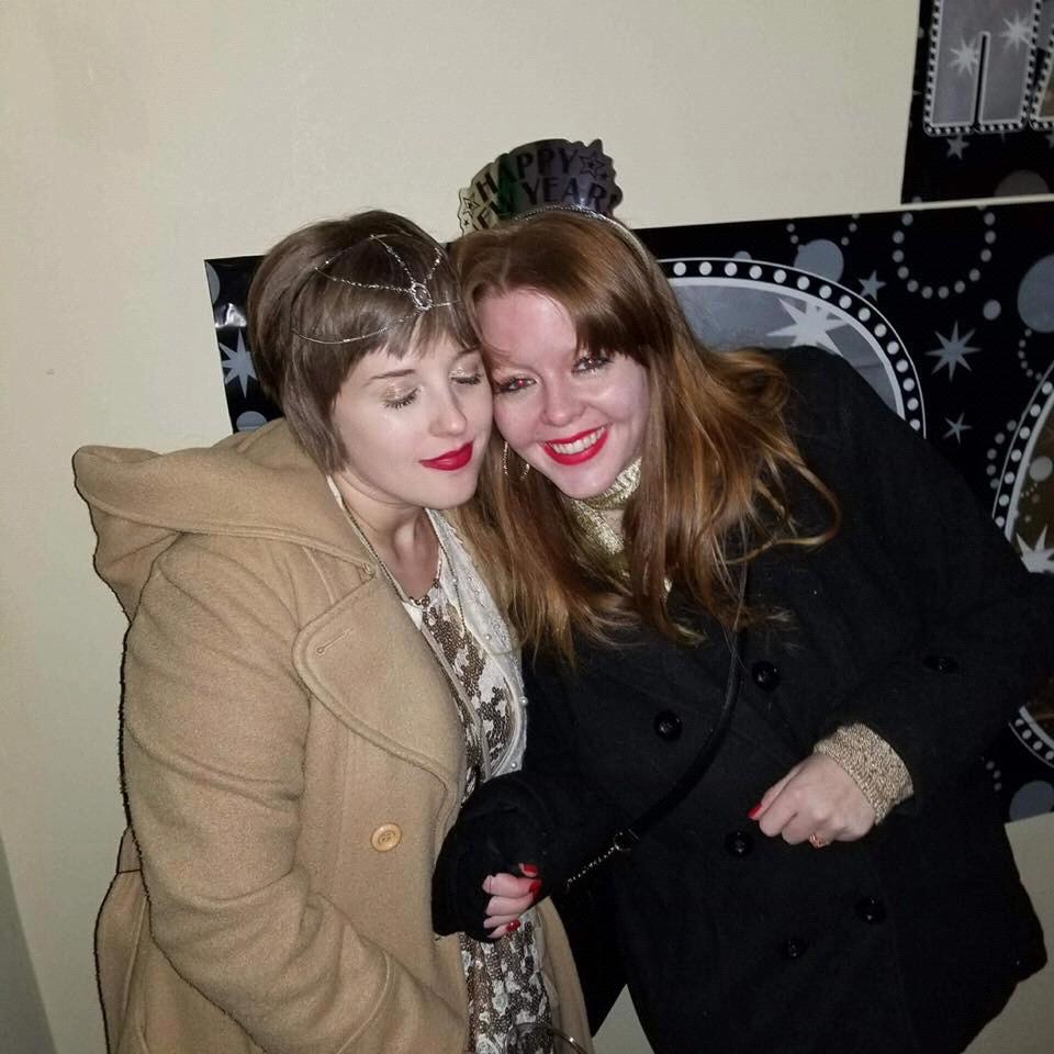 Sarah Beth and I, New Year’s 2018