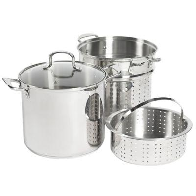 SALT® 12 qt. Stainless Steel 4-Piece Multi-Cooker