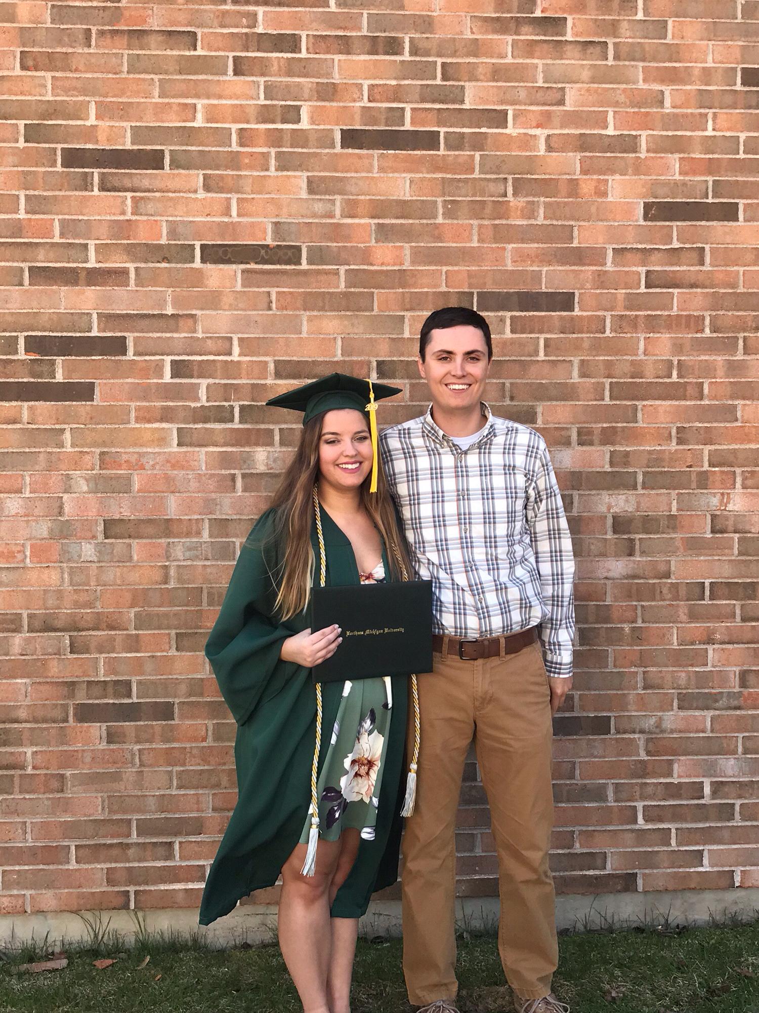 Maddie’s graduation from NMU. May, 2019