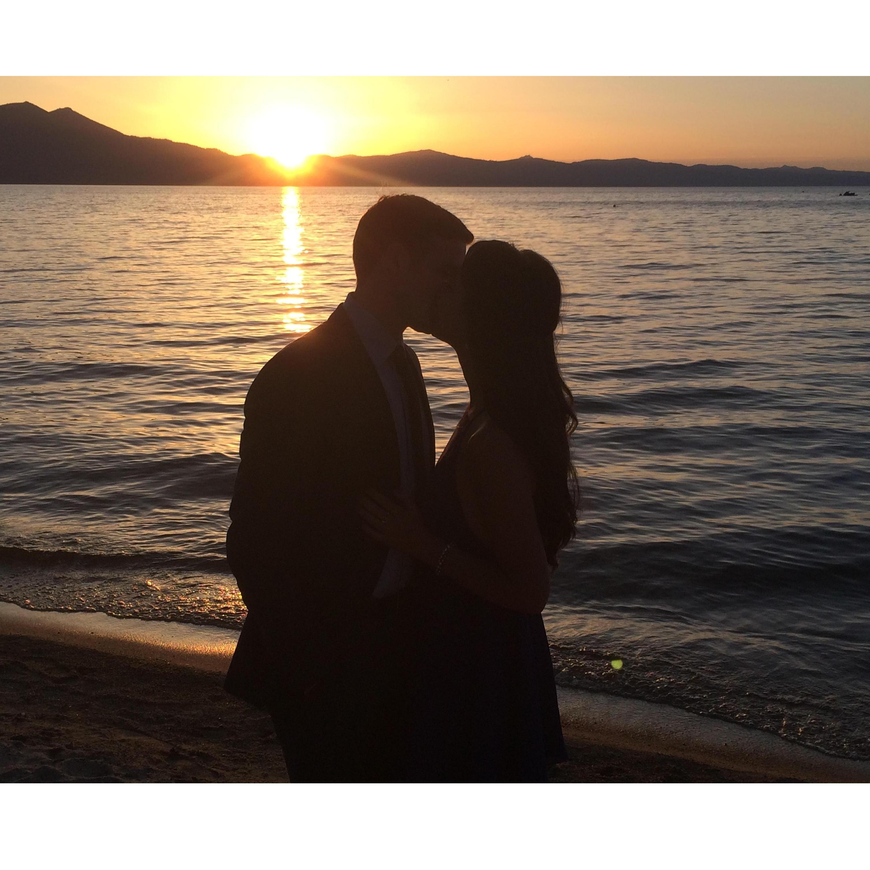 Preparing to enter the adult world together...but first, one last Sigma Chi formal in Lake Tahoe!