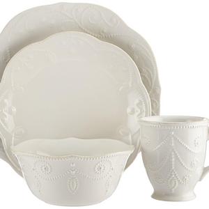 Lenox French Perle 4-Piece Place Setting, White