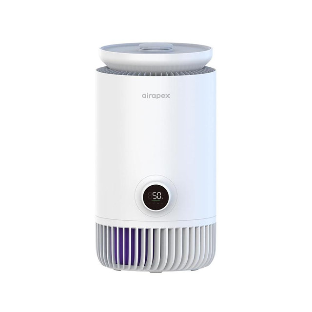 AIRAPEX 2 in 1 Air Purifier and Evaporative Humidifier Combo for Bedroom, H13 True HEPA Filter, Cool Mist-Free Air Humidifier evaporative