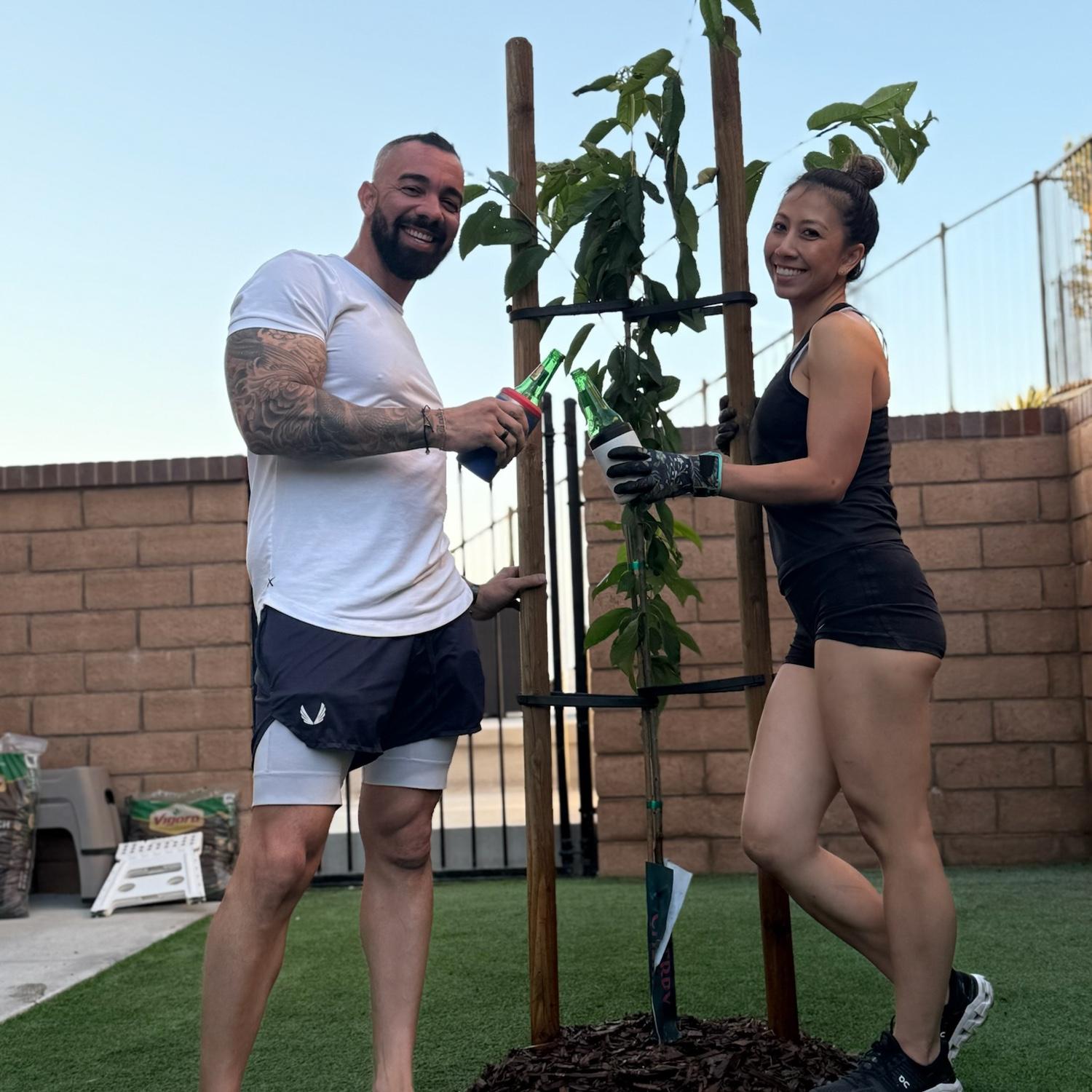 Our first fruit tree! (cherry)