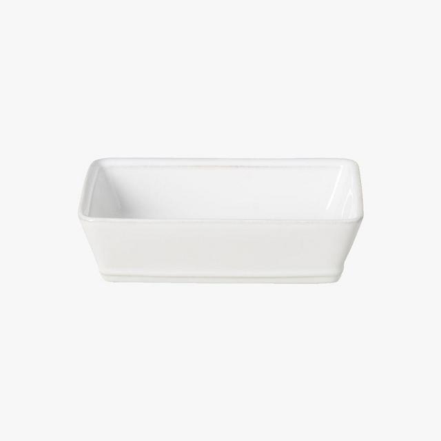 Costa Nova Friso Rectangular Baker, 6" - White