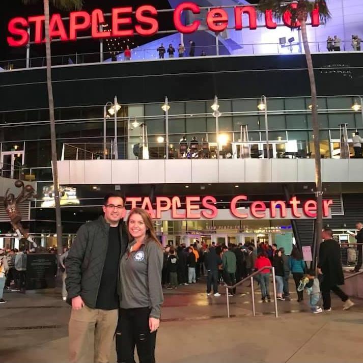 Enjoying a basketball game in Los Angeles - 76ers vs. Clippers