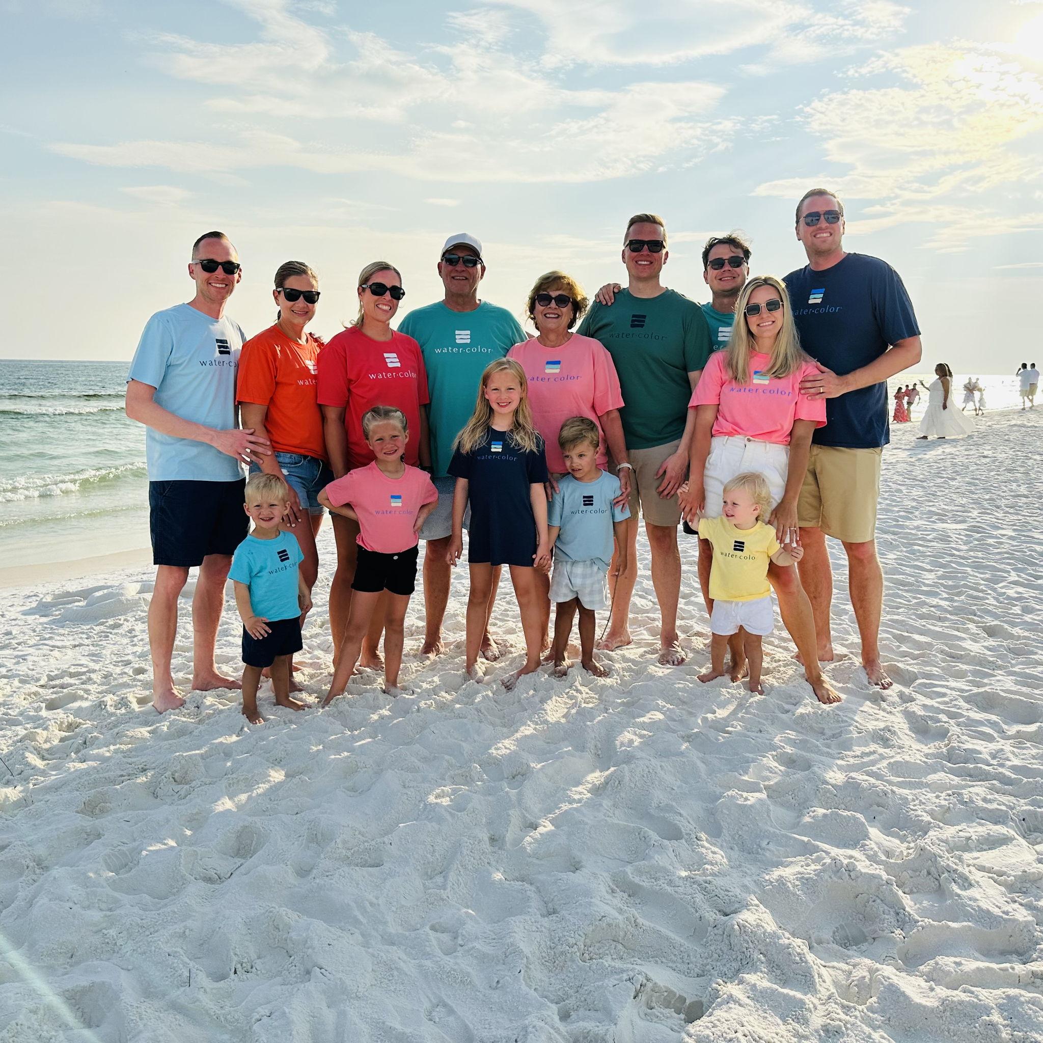 Family Photo on the Daliege Annual Watercolor Trip