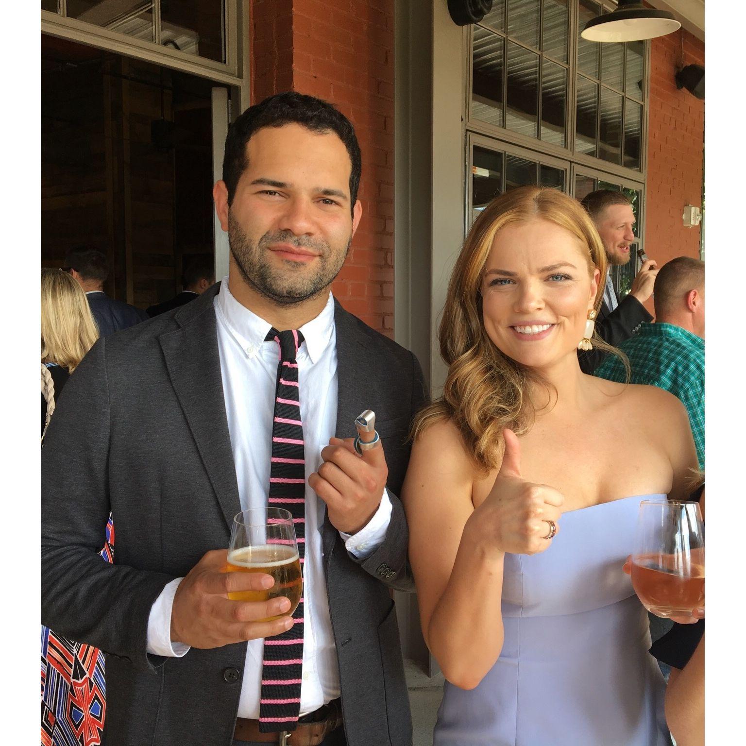 First of many wedding dates together.