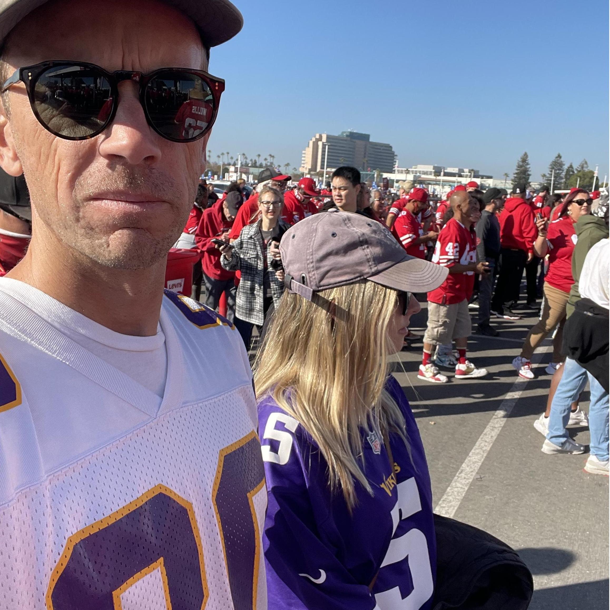 Go Vikings in a see of SF Red!