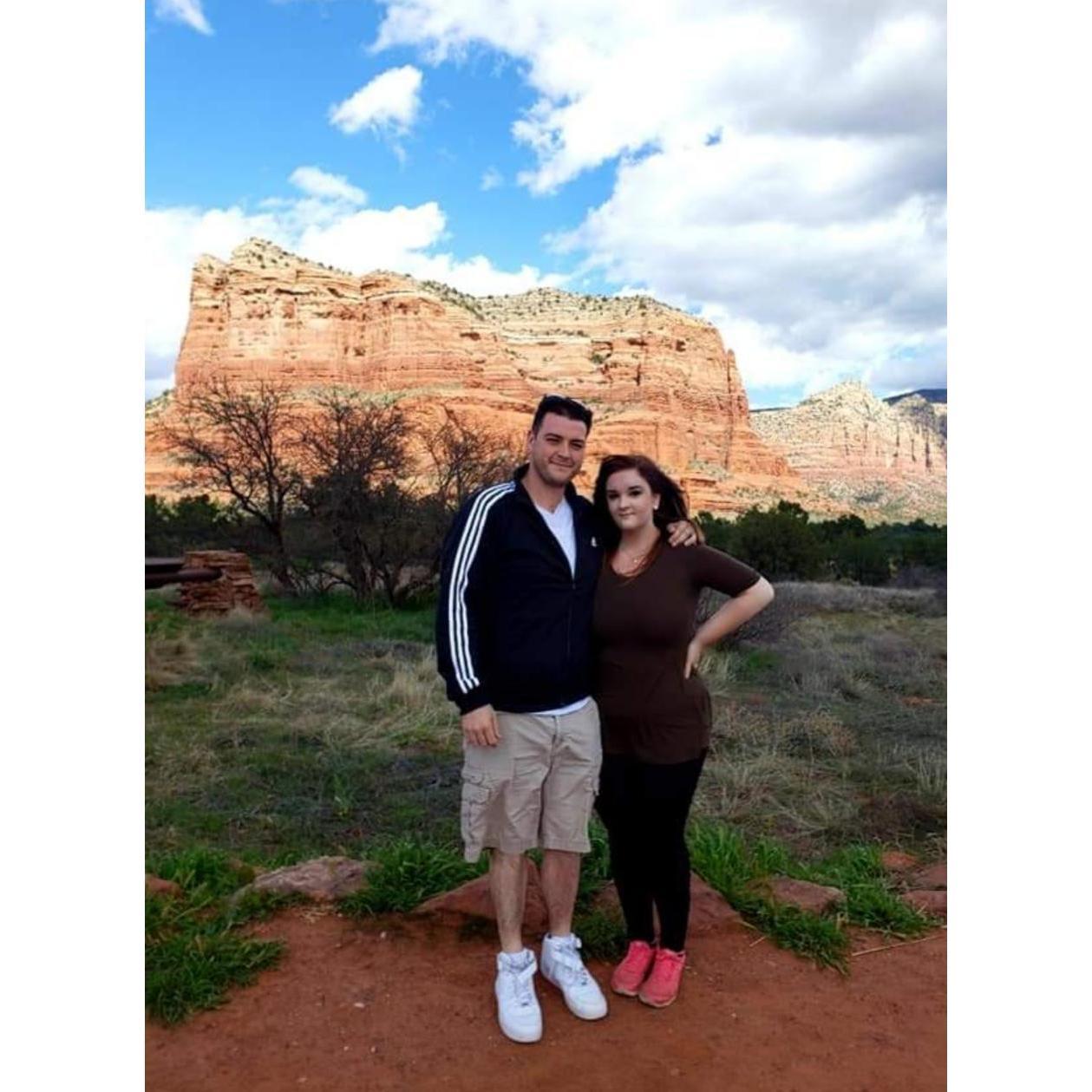 In Sedona, Arizona for Krysten's birthday!