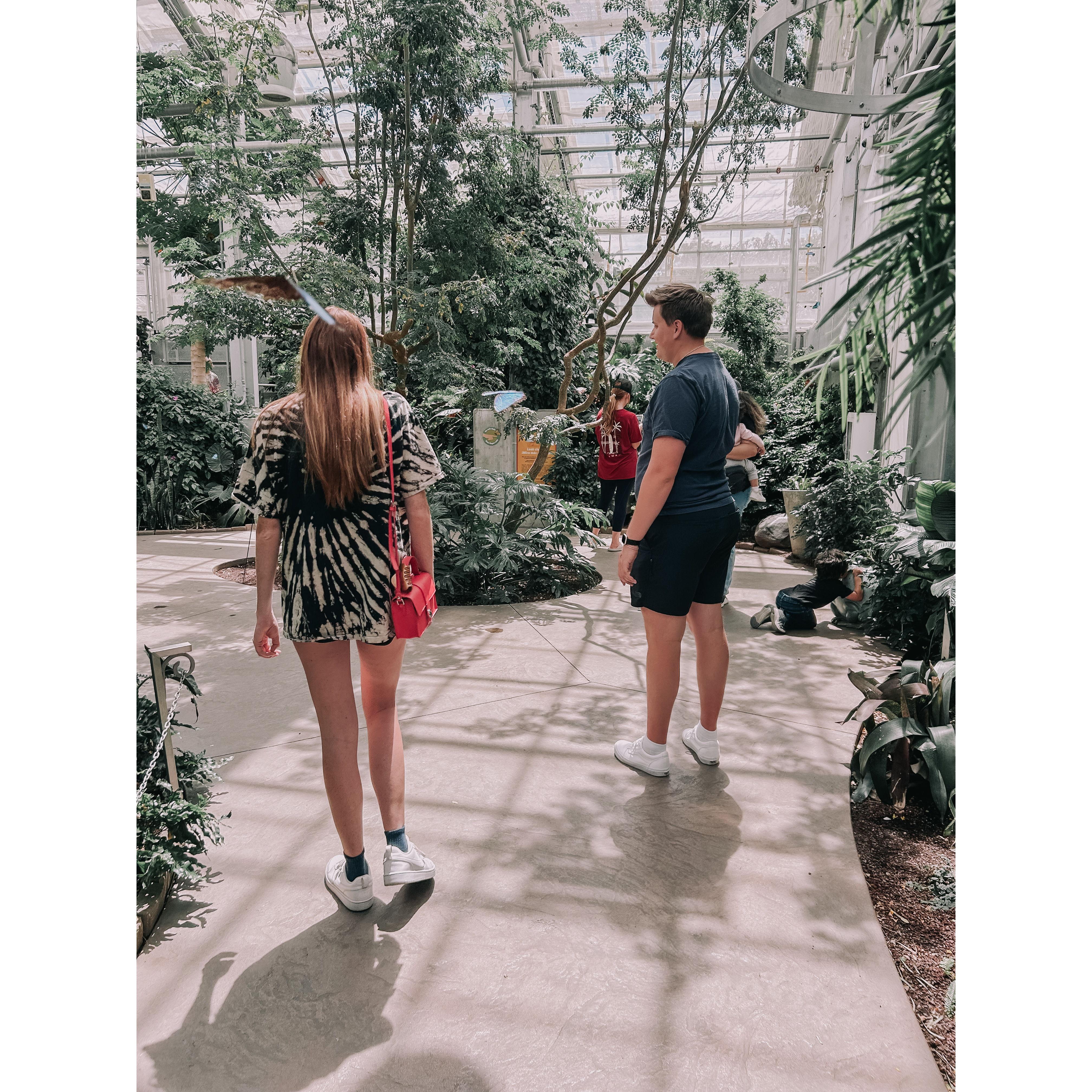 May 31st, 2024. Butterfly Biosphere with Haley, Heather, Cass, Eddie, Sam, and Daniel!