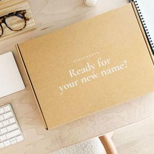 NewlyNamed Box | Personalized Name Change Kit