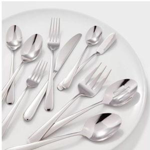 45pc Harrington Flatware Set Silver - Threshold™ This item is not available